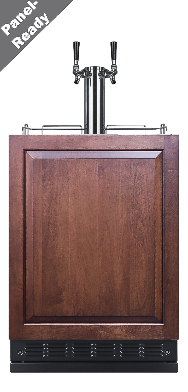 24" Wide Beer Kegerator (Panel Not Included)