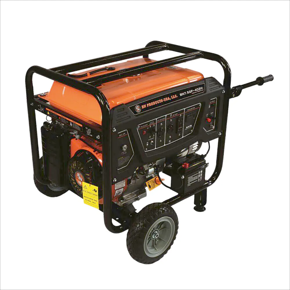 BN Products-USA 7500 Watt Generator 2500 / 7500 -Watt Gasoline