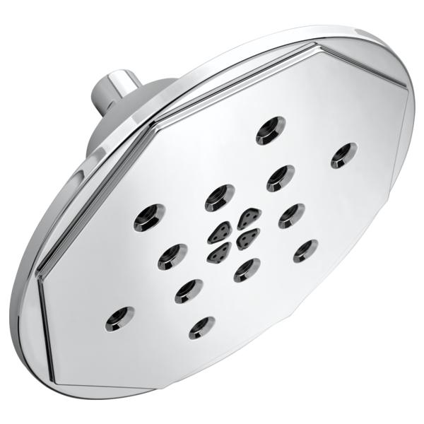 Brizo Rook®: 8” H2Okinetic<sup>®</sup> Round Multi-Function Wall Mount Showerhead