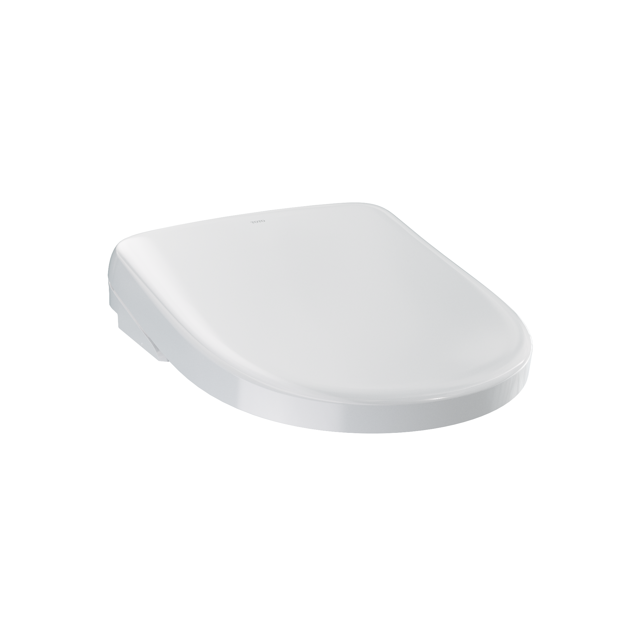 TOTO WASHLET S7 Electronic Bidet Toilet Seat with EWATER+ Bowl and Wand Cleaning and Contemporary Lid, Round, Cotton White - SW4725#01