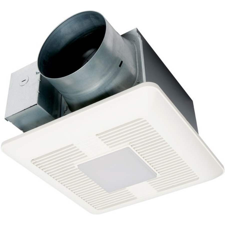 150 CFM 0.5 Sone Ceiling Mounted LED Exhaust Fan with SmartFlow