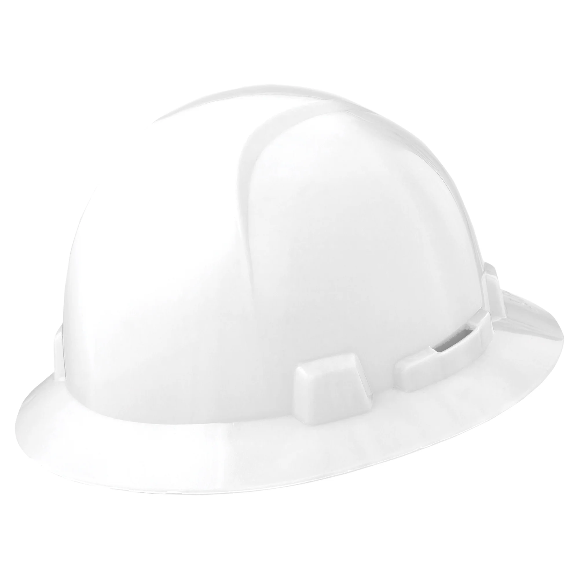 White Hard Hat Type 1 Class E with 4-Point Ratchet Suspension