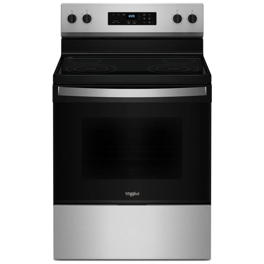30 Inch Wide 5.3 Cu. Ft. Free Standing Electric Range with FlexHeat Dual Elements and No Preheat Mode