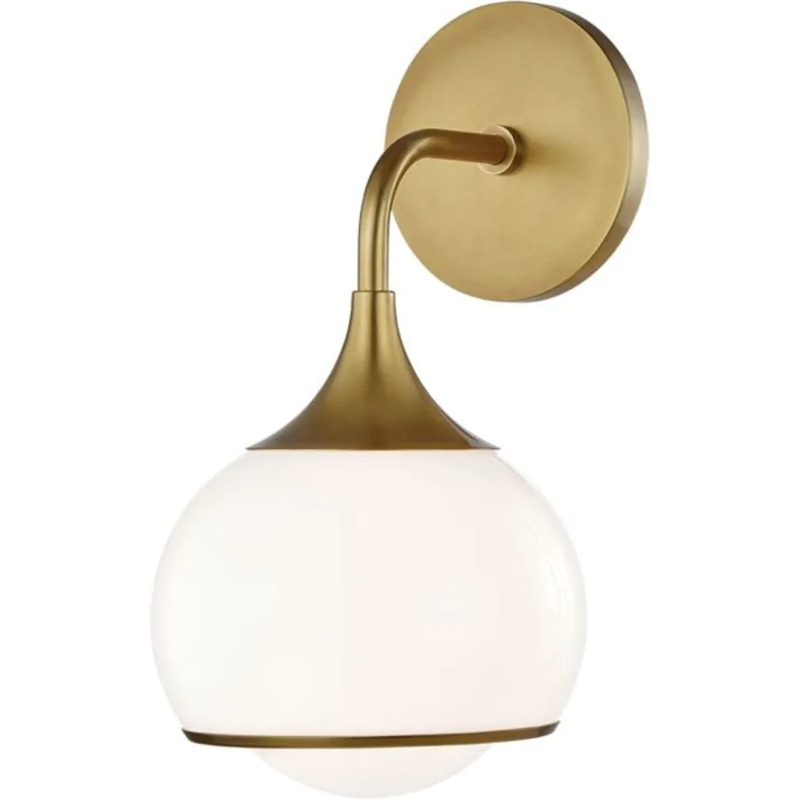 Reese Single Light 12" Tall Bathroom Sconce