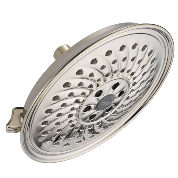Delta Universal Showering Components: H2Okinetic® 3-Setting Raincan Shower Head