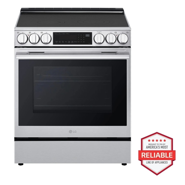 6.3 cu. ft. Smart Electric Slide-in Range with InstaView®, ProBake Convection®, and Air Fry