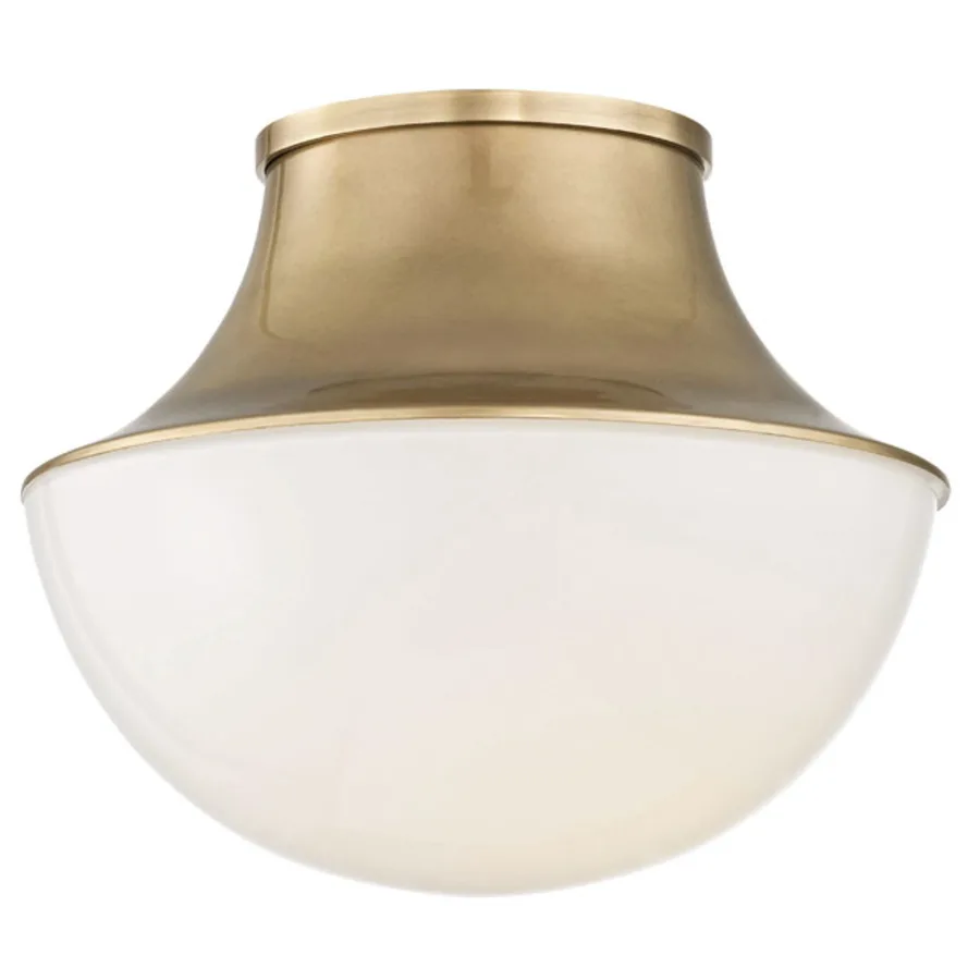 Lettie Single Light 11" Wide Integrated LED Flush Mount Bowl Ceiling Fixture