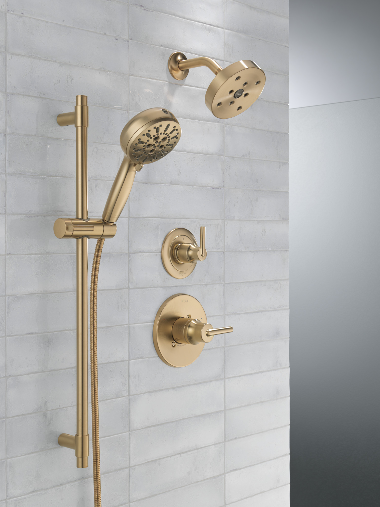 Delta Universal Showering Components: 7-Setting Slide Bar Hand Shower with Cleaning Spray