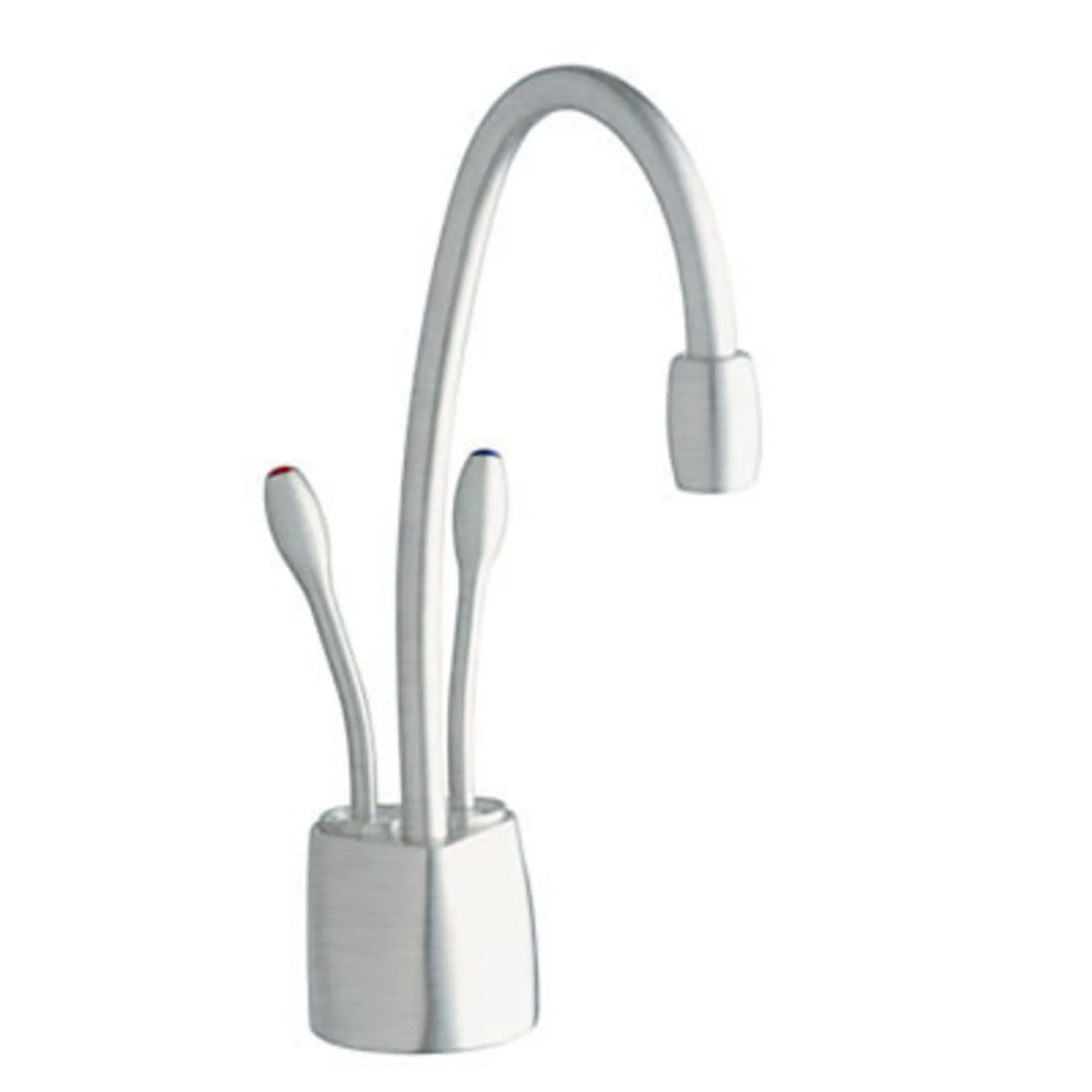 Brushed Chrome Hot and Cold Water Dispenser