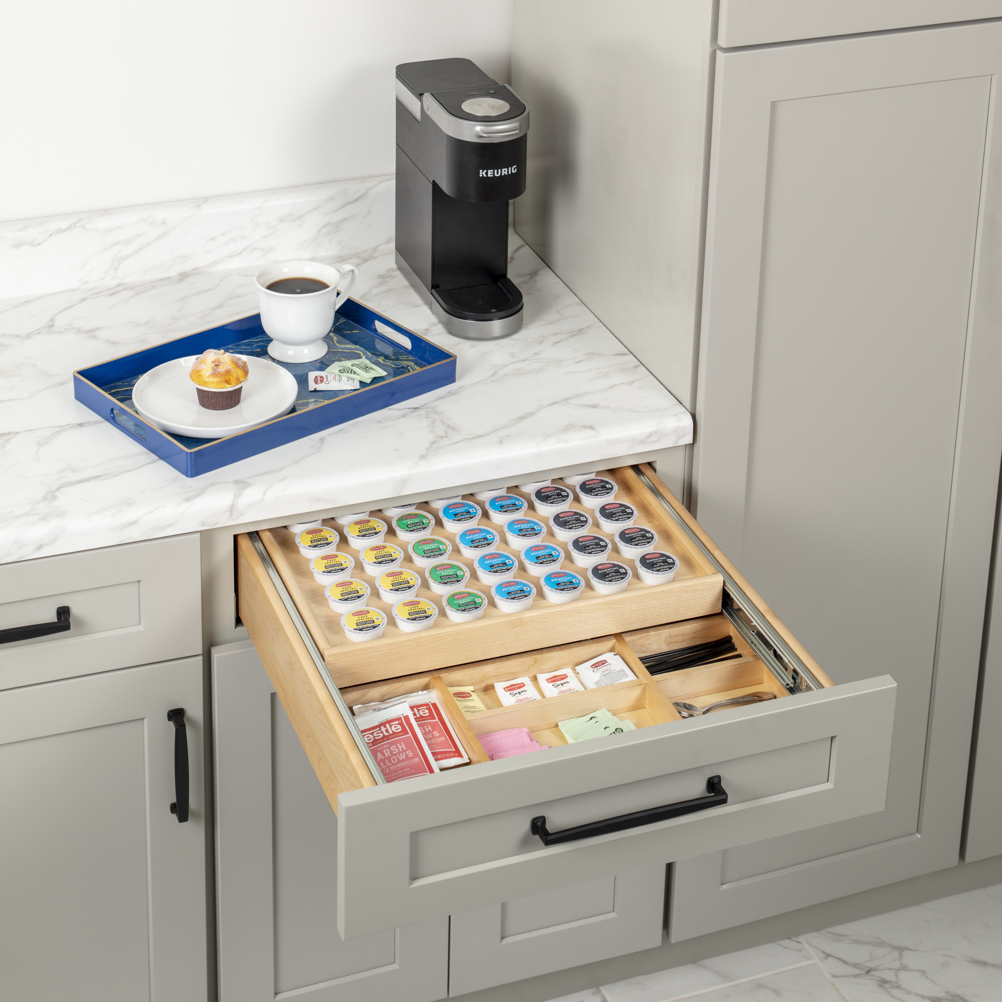 21" Double Coffee Drawer