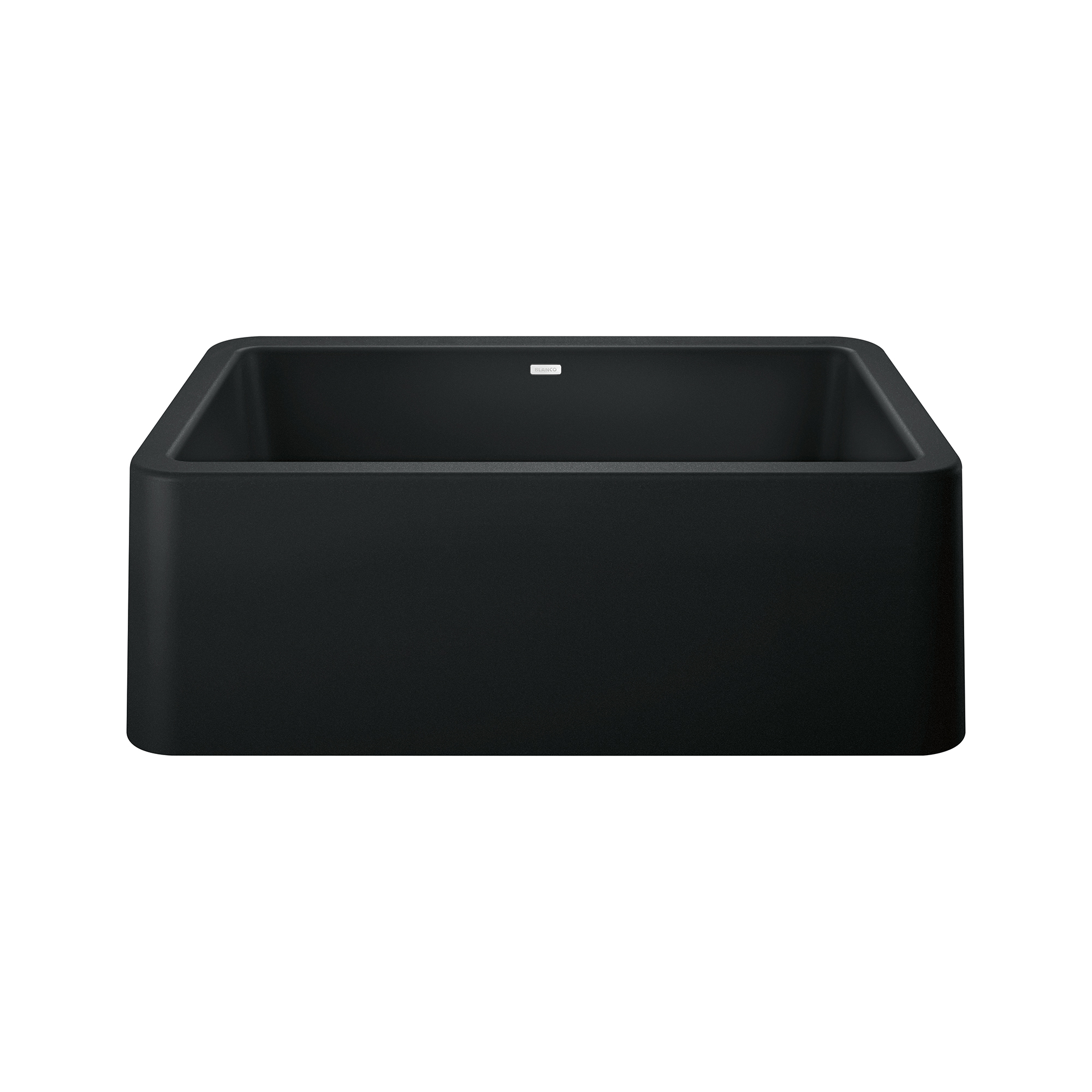 Ikon SILGRANIT 30" Single Bowl Apron-Front Farmhouse Sink - Coal Black